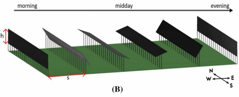 Figure 2B - Horizontal Single-Axis Tracking PV System.