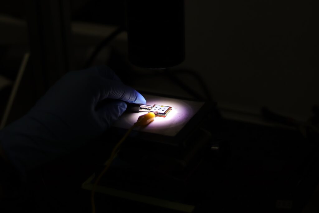 Perovskite solar cell lab testing