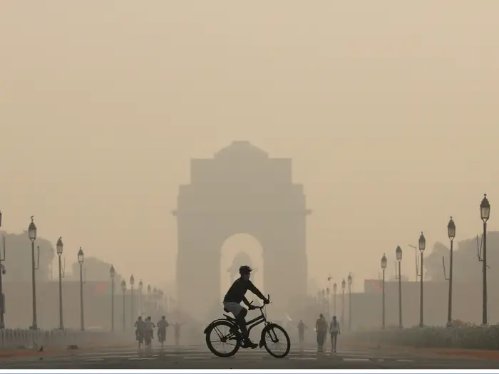 The India Gate war memorial in New Delhi, India, on October 17, 2019. Anushree Fadnavis/Adnan Abidi/Reuters