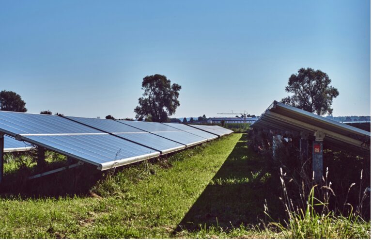 Ground mounted solar panels