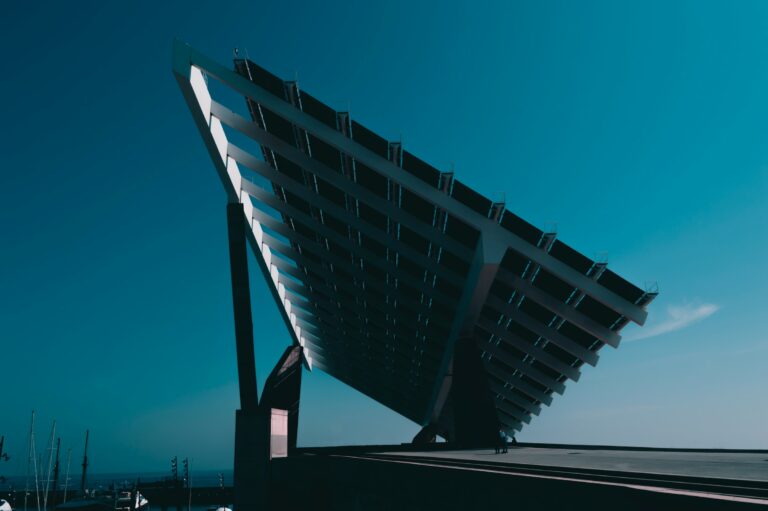 Large solar panel located in Spain.